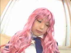 Gros seins, Japonaise, Lingerie, Masturbation, Solo, Jarretelles