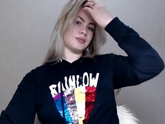 Leie, Arsch, Schönheit, Grosser arsch, Grosse titten, Blondine, Kehlenfick, Nippel
