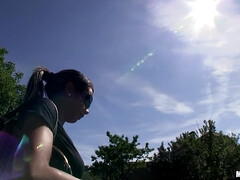 素人, 美女, フェラチオ, ハードコア, アウトドア, ハメ撮り, 現実, ヤリマン