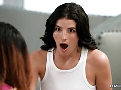 Fake-boobed brunette LaSirena69 needs a pretty fat penis