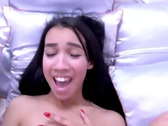 18 jaar, Lieveling, Bruinharig, Naakt, Natuurlijke tieten, Klein, Mager, Tieten likken