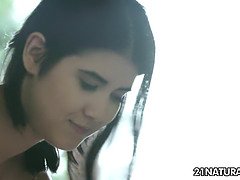 Mamada, Morena, Corridas, Europeo, Masturbación, Tetas naturales, Coño, Adolescente