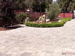 デカチン, フェラチオ, 茶髪の, バック, 顔射, 旦那, 自然山雀, 妻