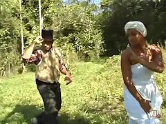 Noire, Blonde, Sucer une bite, Tir de sperme, Double pénétration, Noir ébène, Groupe, Hard
