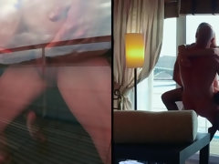 Stellung 69, Aus dem arsch in den mund, Paar, Spermaladung, Hundestellung, Würgen, Natürlichen titten, Im freien