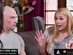 Большие сиськи, Минет, Сперма на лице, Секс без цензуры, Лизание, Милф, Реалити, Втроем