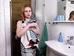 Amateur, Brunette brune, Érotique, Masturbation, Solo