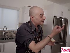 ブロンド, フェラチオ, エロ熟女, 女 人男 人, 淫乱熟女, 母, ハメ撮り, 三人