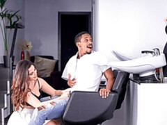 Culo, Negro, Rubia, Mamada, Sexo duro, Interracial, Adolescente, Trio