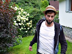 Cornudo, Al aire libre, Pov, Afeitado, Tatuaje, Tetas, Esposa