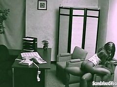 Leie, Tussi, Schwarz, Blasen, Paar, Schwarz, Hardcore, Büro