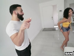 Enthousiasteling, Zwart, Pijpbeurt, Bruinharig, Sperma shot, Zwart, Hardcore, Geschoren