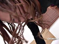 Anal, Grosse bite, Hard, Fille latino, Massage, Masturbation, Transsexuelle, Nénés