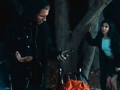 お尻, フェラチオ, バック, 自然山雀, アウトドア, タトゥー, ティーン, オッパイの