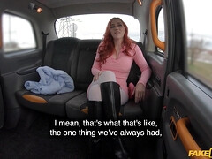 Ботинки, В машине, Платье, Милф, Мамочка, Колготки, Рыжие, Софткор