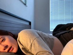 Amateur, Gros cul, Femelle, Petite amie, Masturbation, Petite femme, Rousse roux, Solo