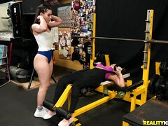 Hot MILF and teen Aria Lee lesbian sex