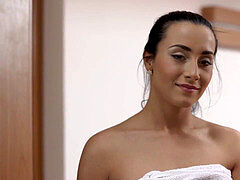 Blasen, Braunhaarige, Europäisch, Titten