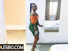 Bored African lesbians exploring orgasm