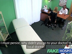 Amateur, Rubia, Médico, Examen, Enfermera, Pov, Espía, Voyeur