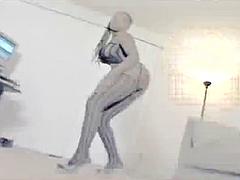 Leie, Grosser schwanz, Blasen, Schwarz, Französisch, Behaart, Reiten, Schlampe