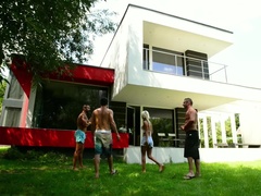 Kont, Blond, Universiteit, Dubbele penetratie, Frans, Inshuiven, Kut duiken, Tieten likken