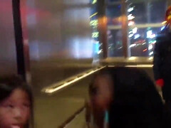 Michael Myers gives cougar phat clown spear on Vegas de-robe