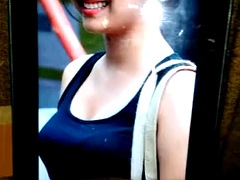 Keerthy Suresh with cum in shower