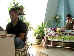 素人, デカチン, 茶髪の, Hd, 小柄, 馬乗り, ロシア人, ティーン