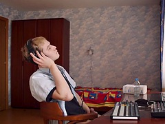 Schönheit, Blasen, Braunhaarige, Pummelig, Geile alte tussi, Hardcore, Reif, Russisch