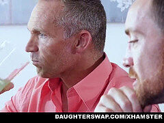 DaughterSwap - 2 nubile daughters-in-law Swap And Fuck Their Dads