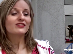 Amateur, Blonde, Clito, Femelle, Allemand, Masturbation, Culottes ou slips, Solo