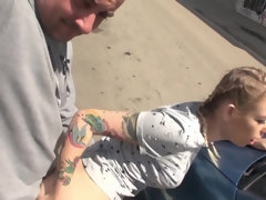 ブロンド, フェラチオ, バック, 手コキする, 自家製, アウトドア, ハメ撮り, 娼婦