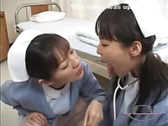 アジア人, フェティッシュ, 日本人, レズビアン, 看護婦, 公共