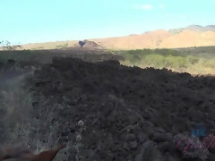 Arsch, Strand, Braunhaarige, Schmutzig, Freundin, Piercing, Pov, Muschi