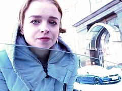 Blondine, Blasen, Auto, Schwanz, Hd, Pov, Russisch, Jungendliche (18+)