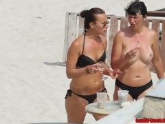 ビキニ, 指いじり, 露出狂, 軟体, ヌーディスト, オマンコ, オッパイの, のぞき