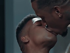 Anaal, Grote lul, Zwart, Pijpbeurt, Zwart, Homo, Interraciaal, Spier