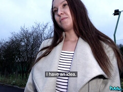 Amerikanisch, Arsch, Braunhaarige, Schwanz, Lecken, Im freien, Muschi, Titten