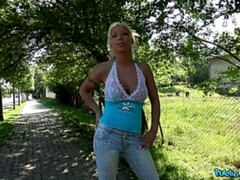 British blonde cheating housewife