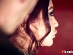 お尻, 舐める尻, デカパイ, イマラチオ, 顔射, なめる, オマンコ, 三人