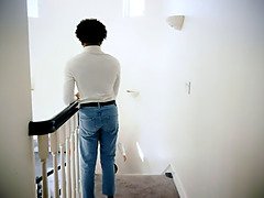 デカ尻, デカパイ, フェラチオ, 浮気者, 異人種間, 淫乱熟女, 馬乗り, 三人