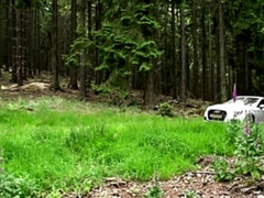 Grosser arsch, Blondine, Blasen, Kehlenfick, Hundestellung, Deutsch, Hd, Milf