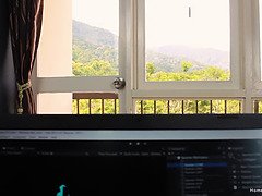 Leie, Blasen, Schwanz, Würgen, Hardcore, Hd, Sohn