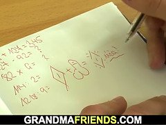 Mamada, Abuelita, Hombre hombre mujer, Nalgadas, Maestra, Adolescente, Trio