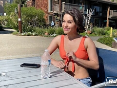 Минет, Брюнетки, Глубокая глотка, Крошечные, От первого лица, Лизание жопы, Тощие, Сиськи