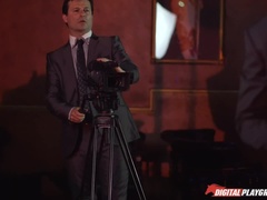 Grote mammen, Genootschap, Hondjeshouding, Dubbele penetratie, Natuurlijke tieten, Buiten, Kut duiken, Tieten likken