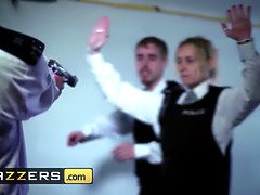 British cop Elicia Solis entraps some big cock