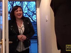 Hardfucked plumper fed with doms big cock and hot cum