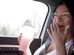 黒人, バック, 眼鏡, 手コキする, アウトドア, ハメ撮り, 馬乗り, オッパイの